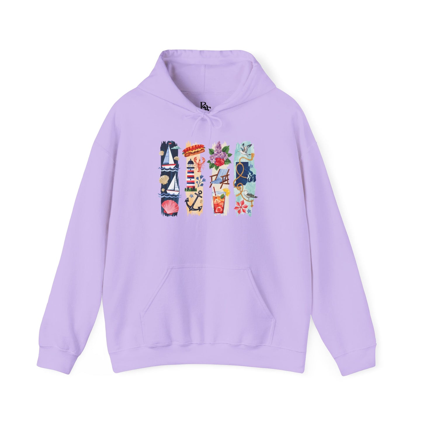 Rhode Island Nature Hoodie – Unisex Ocean State Sweatshirt for Coastal & Outdoor Lovers