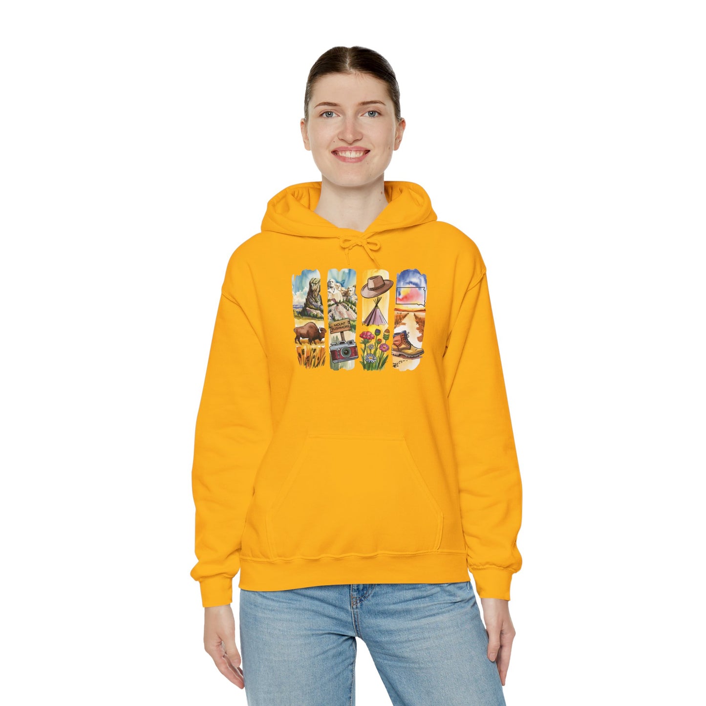 South Dakota Nature Hoodie – Unisex Sweatshirt for Outdoor Adventurers