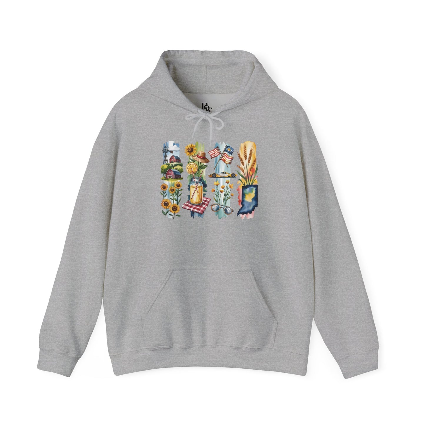 Indiana Nature Hoodie – Unisex Sweatshirt for Forest & Lakeside Wanderers
