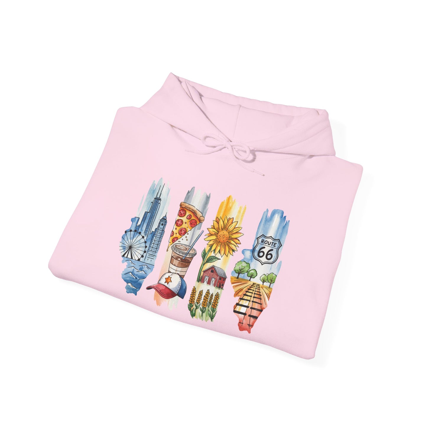 Illinois Nature Hoodie – Unisex Sweatshirt for Trail, Lake & City Escape Lovers