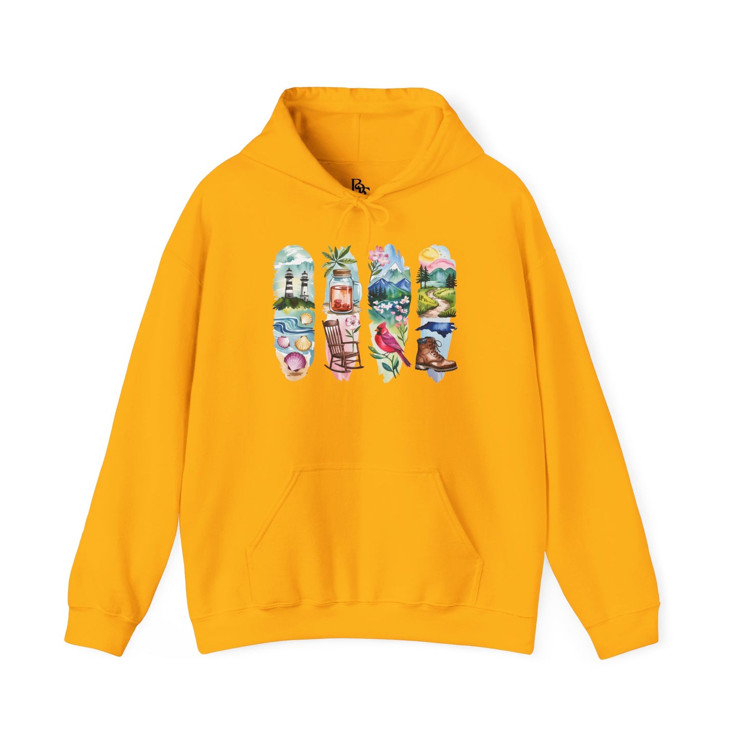 North Carolina Nature Hoodie – Unisex Sweatshirt for Nature Lovers