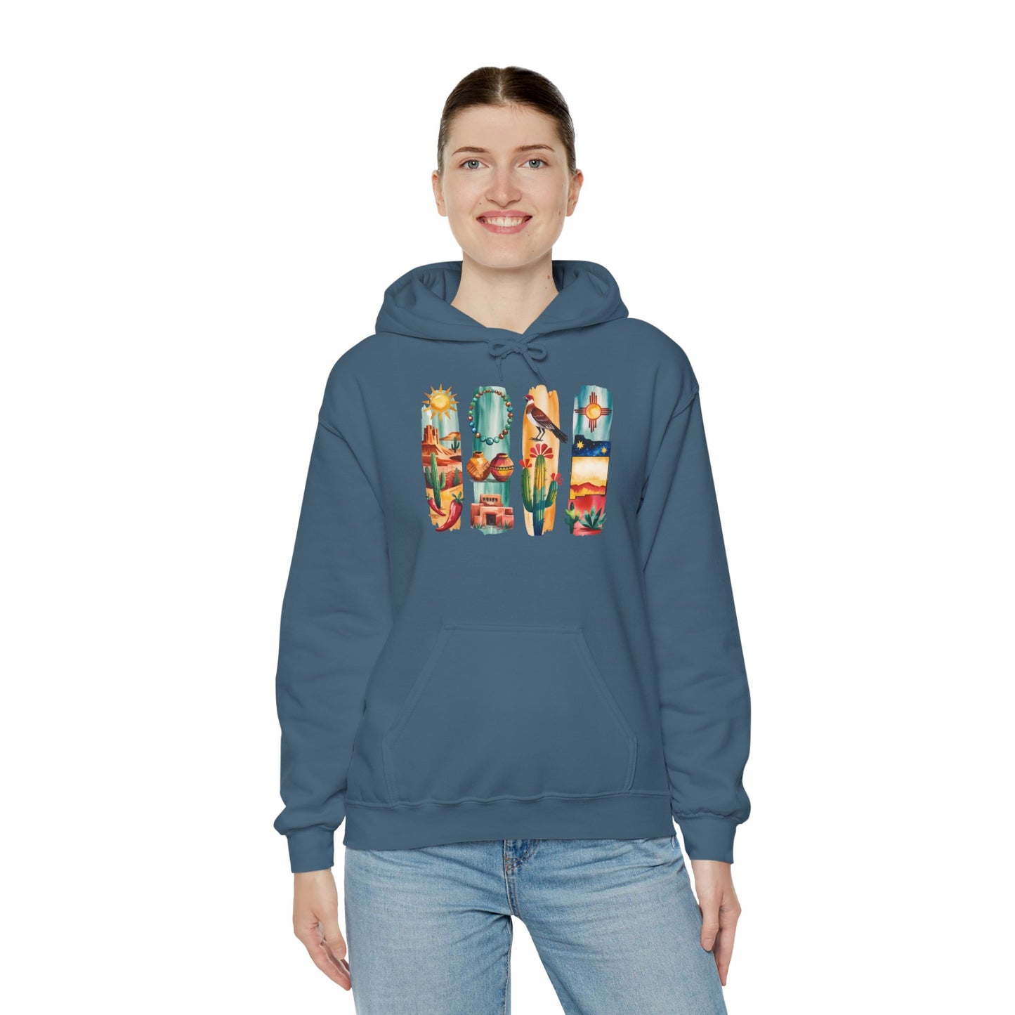 New Mexico Nature Hoodie – Unisex Sweatshirt for Desert & Mountain Lovers