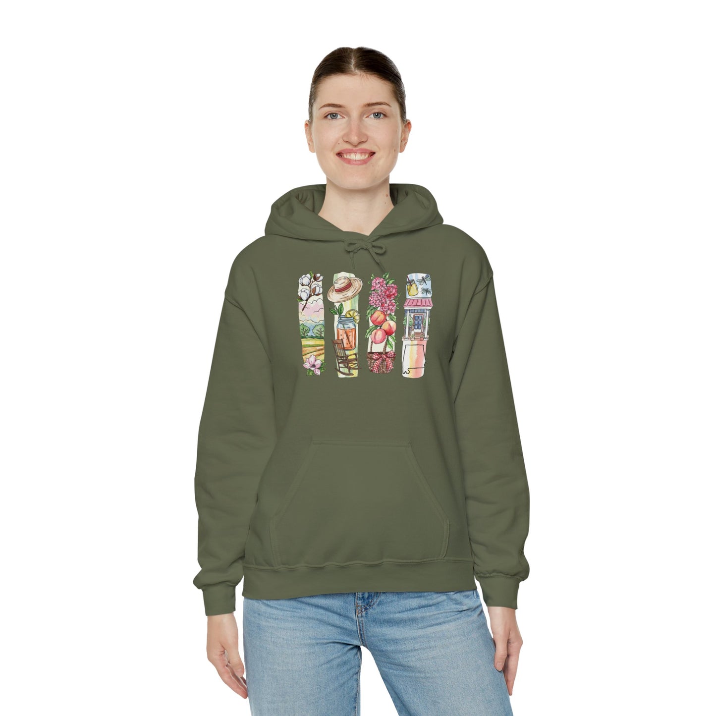 Alabama Nature Hoodie – Unisex Sweatshirt for Forest & River Explorers