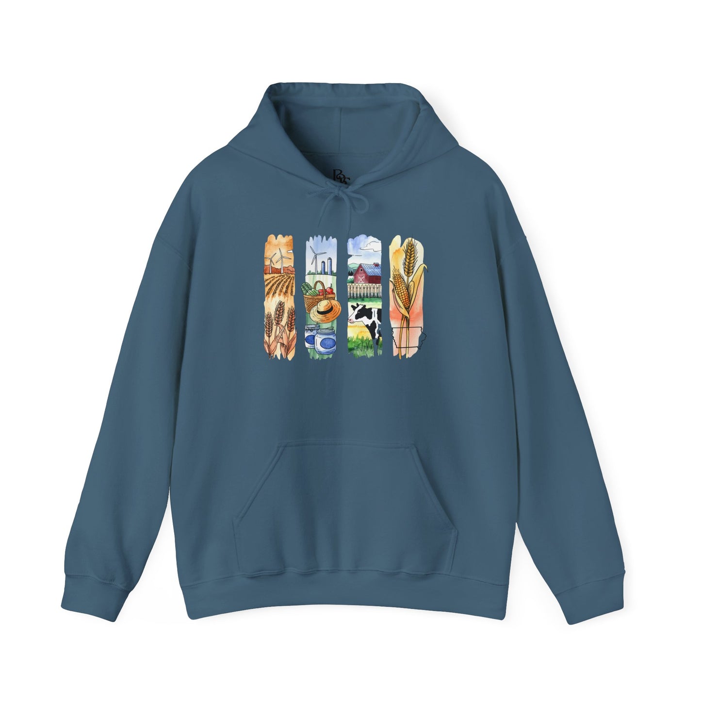Iowa Nature Hoodie – Unisex Sweatshirt for Lounging or Exploring