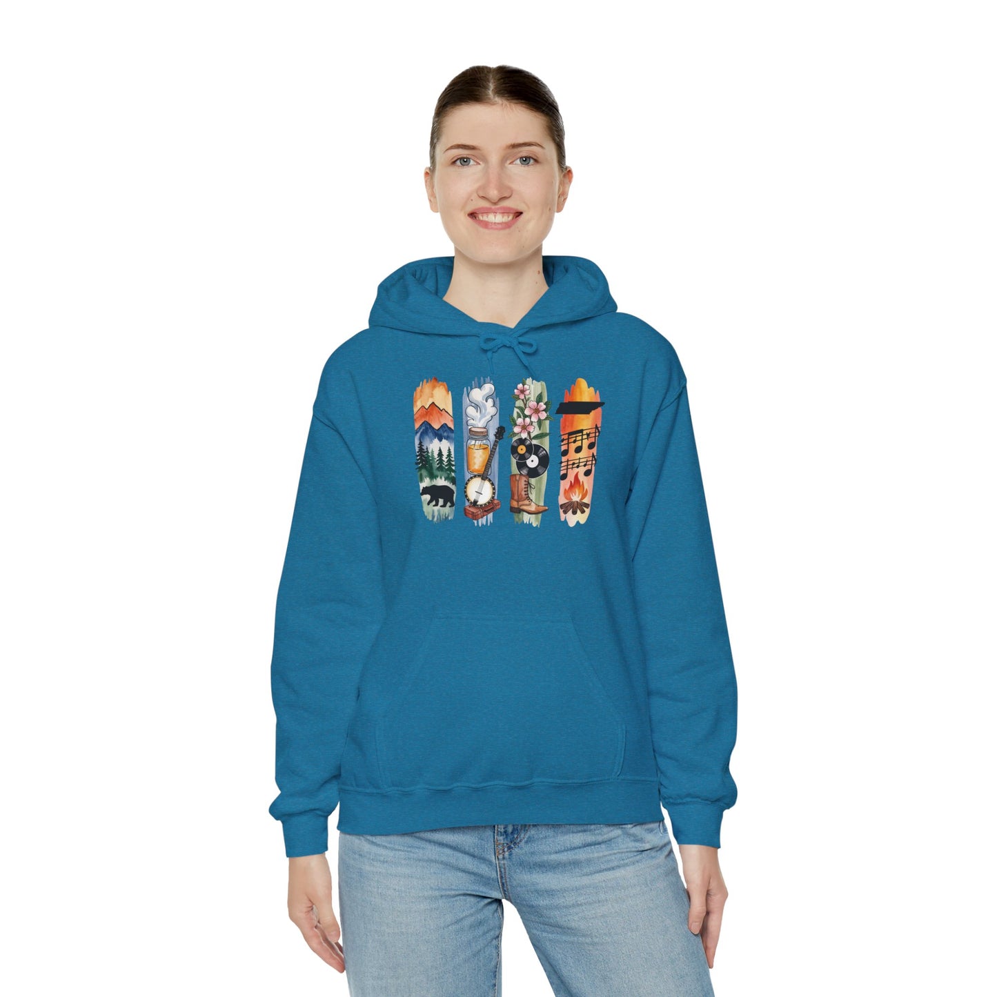Tennessee Nature Hoodie – Unisex Smoky Mountains Sweatshirt for Outdoor & Nature lovers