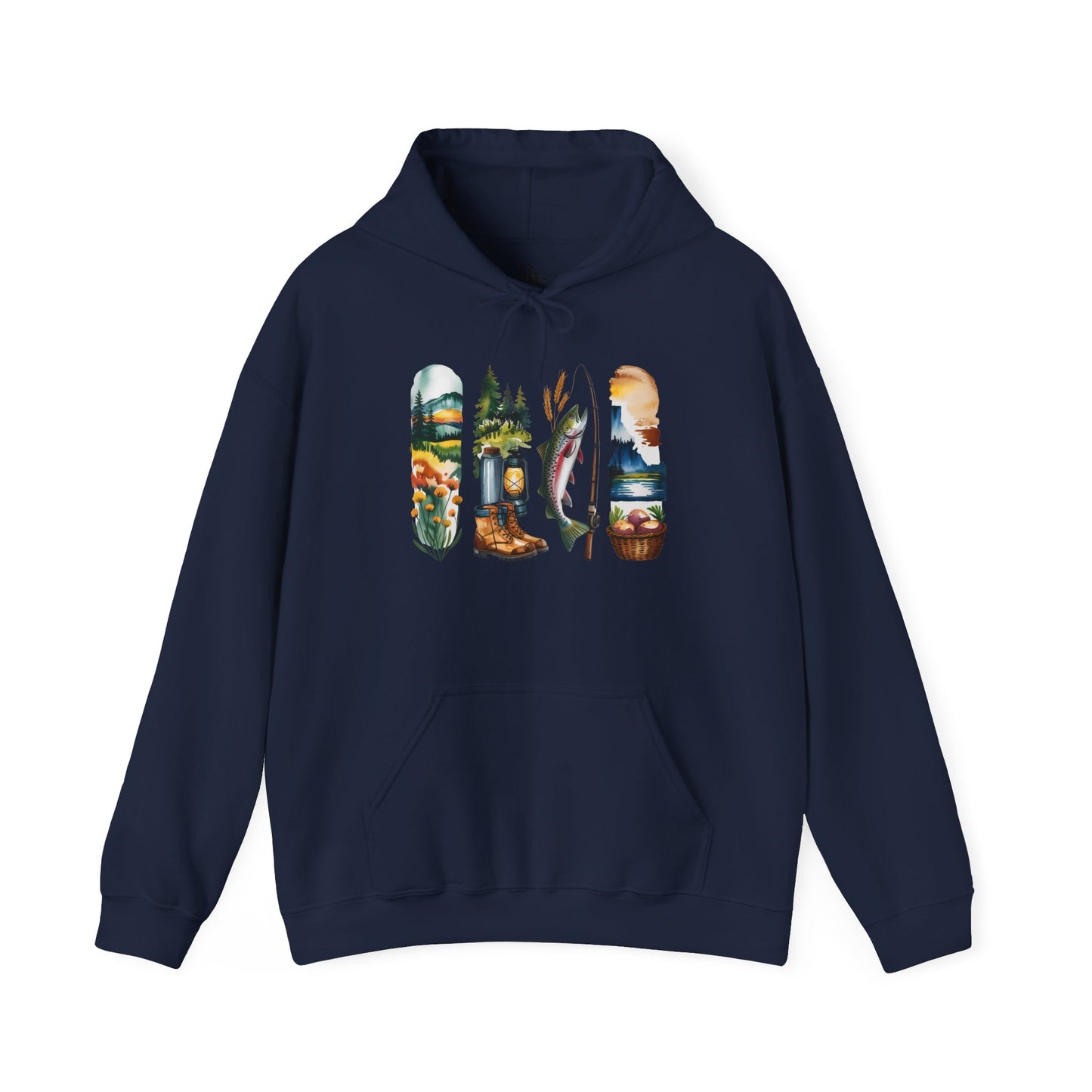 Idaho Nature Hoodie – Unisex Sweatshirt for Mountain & River Lovers