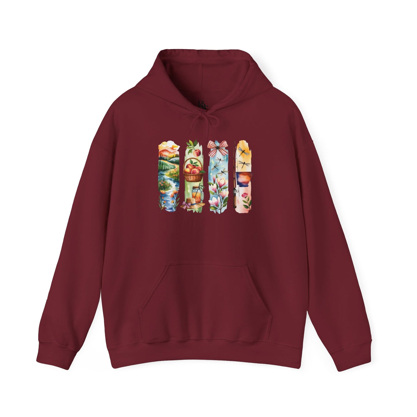 Arkansas Nature Hoodie – Unisex Sweatshirt for Forest & River Lovers