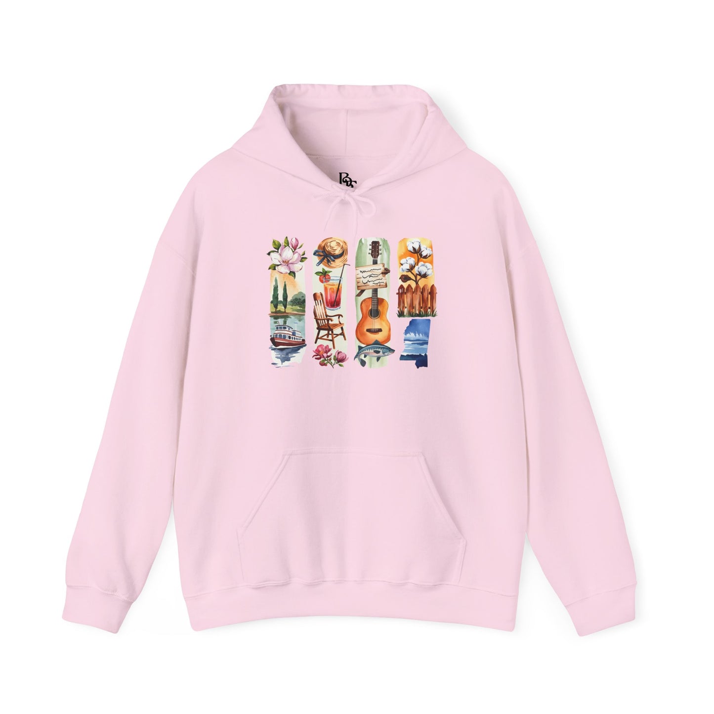 Mississippi Nature Hoodie – Unisex Sweatshirt for River & Forest Lovers