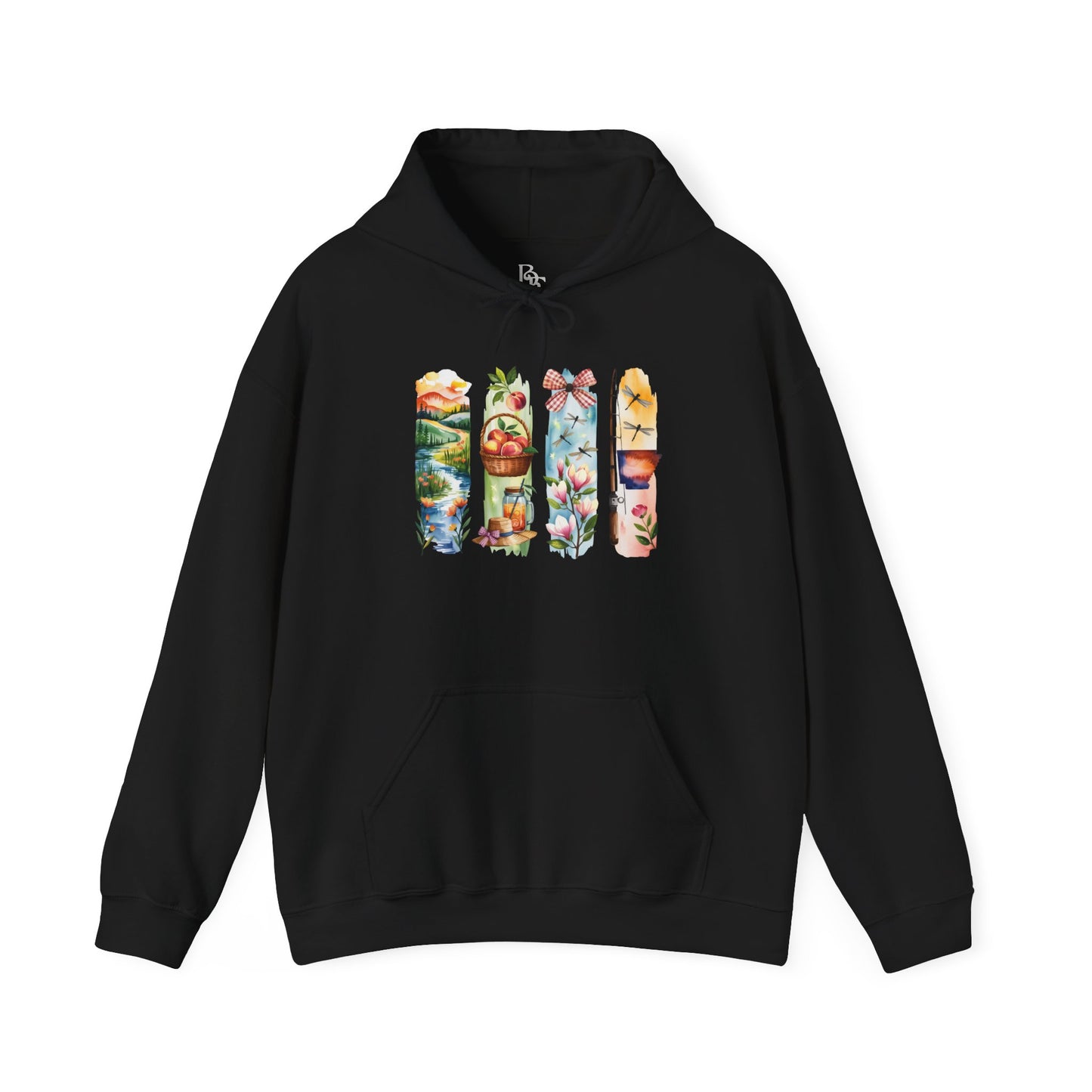 Arkansas Nature Hoodie – Unisex Sweatshirt for Forest & River Lovers