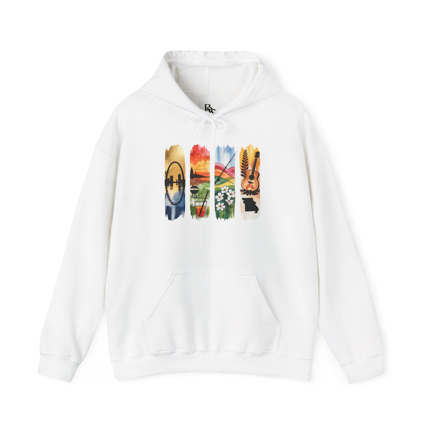 Missouri Nature Hoodie – Unisex Sweatshirt for Trail & River Lovers
