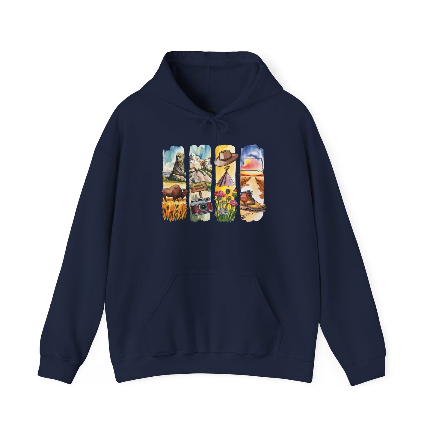 South Dakota Nature Hoodie – Unisex Sweatshirt for Outdoor Adventurers
