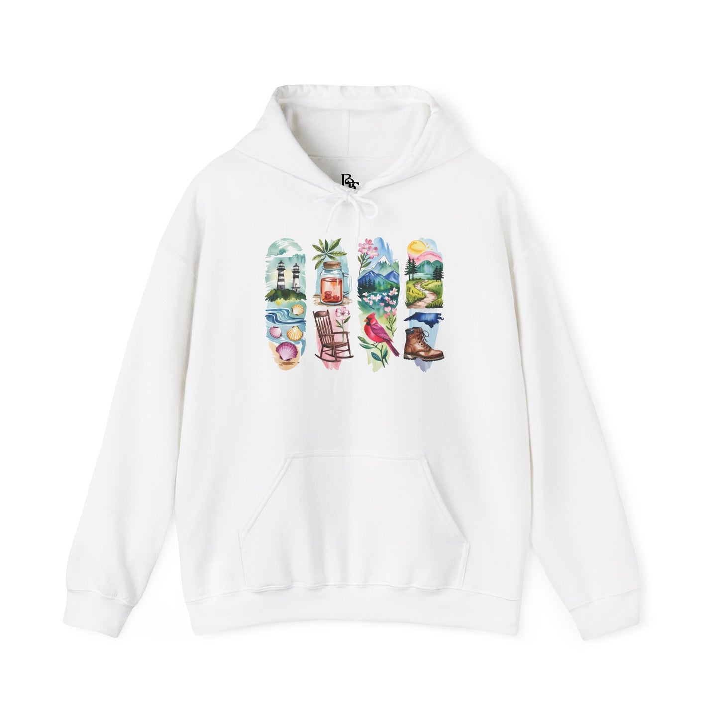 North Carolina Nature Hoodie – Unisex Sweatshirt for Nature Lovers