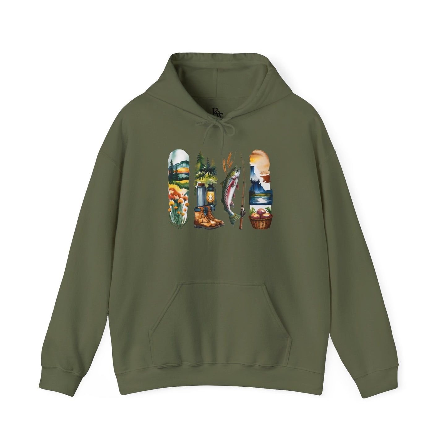 Idaho Nature Hoodie – Unisex Sweatshirt for Mountain & River Lovers