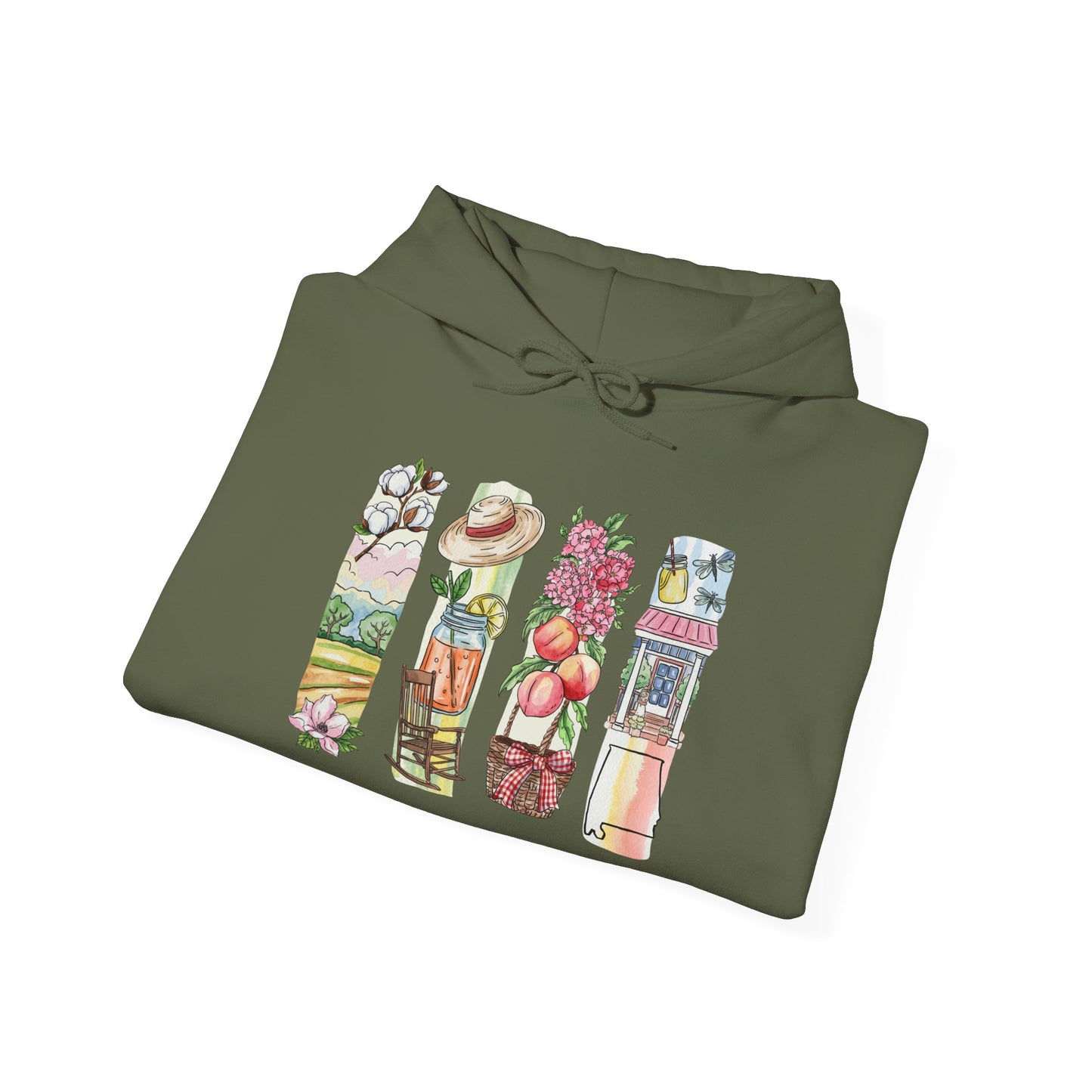 Alabama Nature Hoodie – Unisex Sweatshirt for Forest & River Explorers