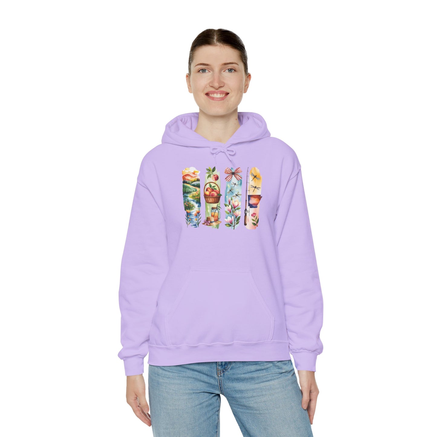 Arkansas Nature Hoodie – Unisex Sweatshirt for Forest & River Lovers