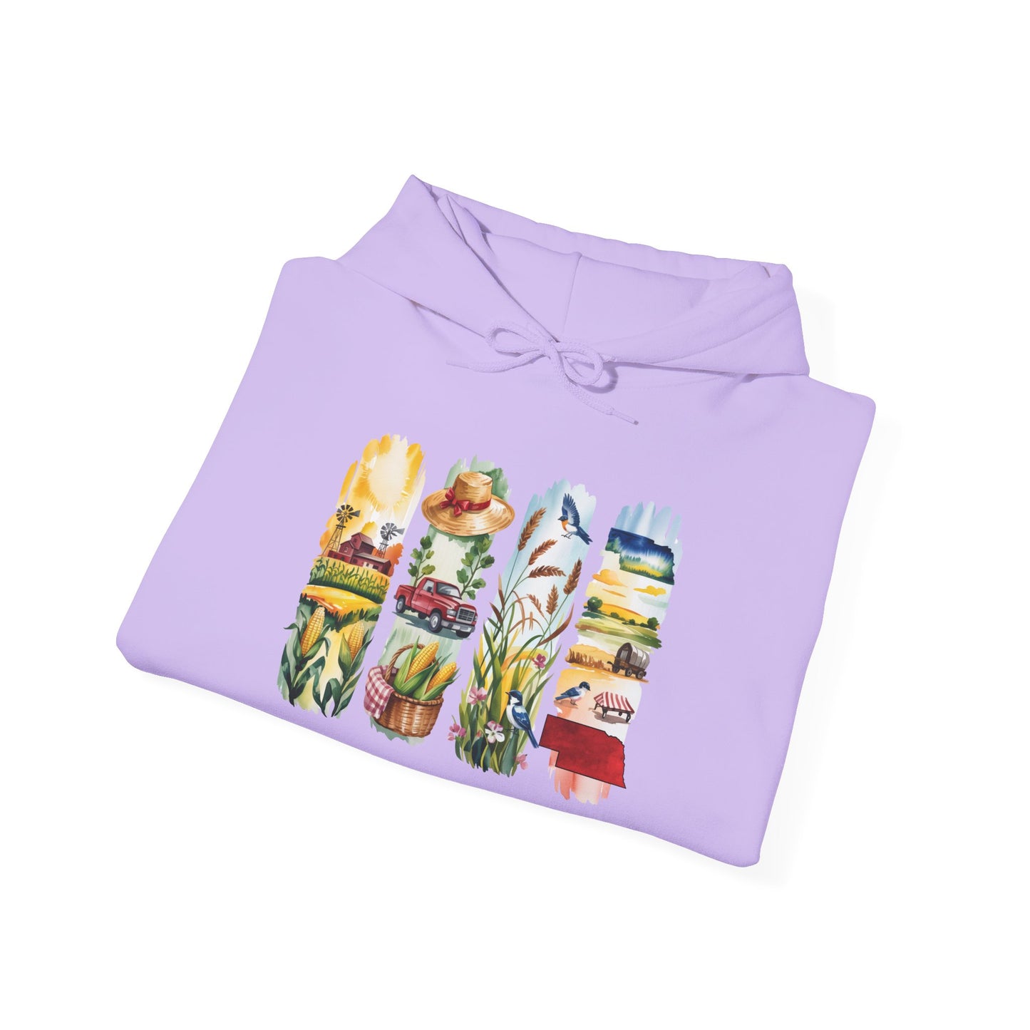 Nebraska Nature Hoodie – Unisex Sweatshirt for Prairie & Plains Explorers