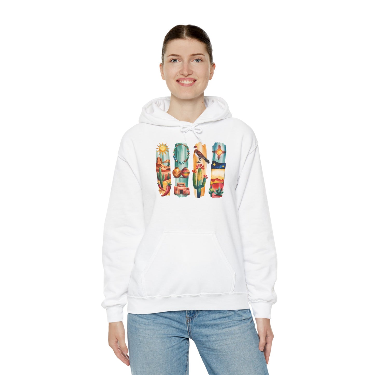 New Mexico Nature Hoodie – Unisex Sweatshirt for Desert & Mountain Lovers