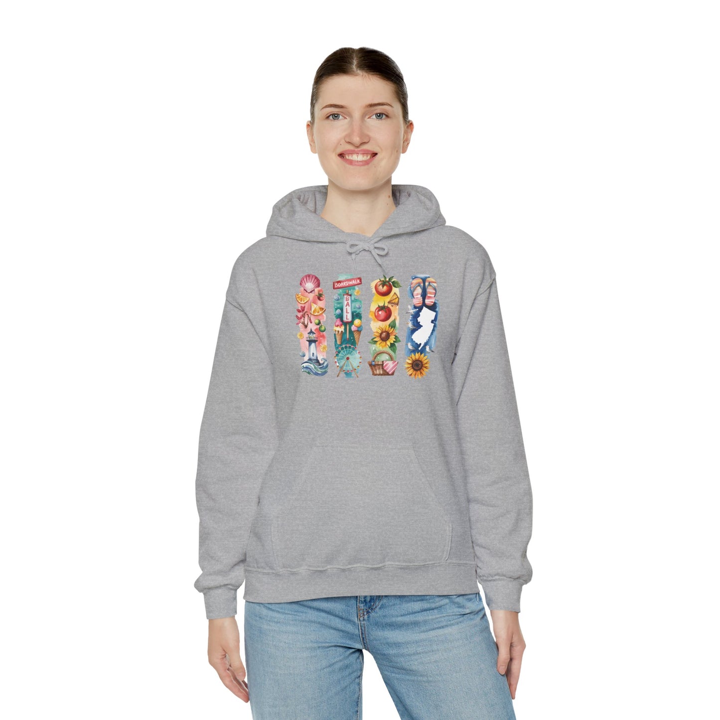 New Jersey Nature Hoodie – Unisex Sweatshirt for Trail & Shoreline Explorers