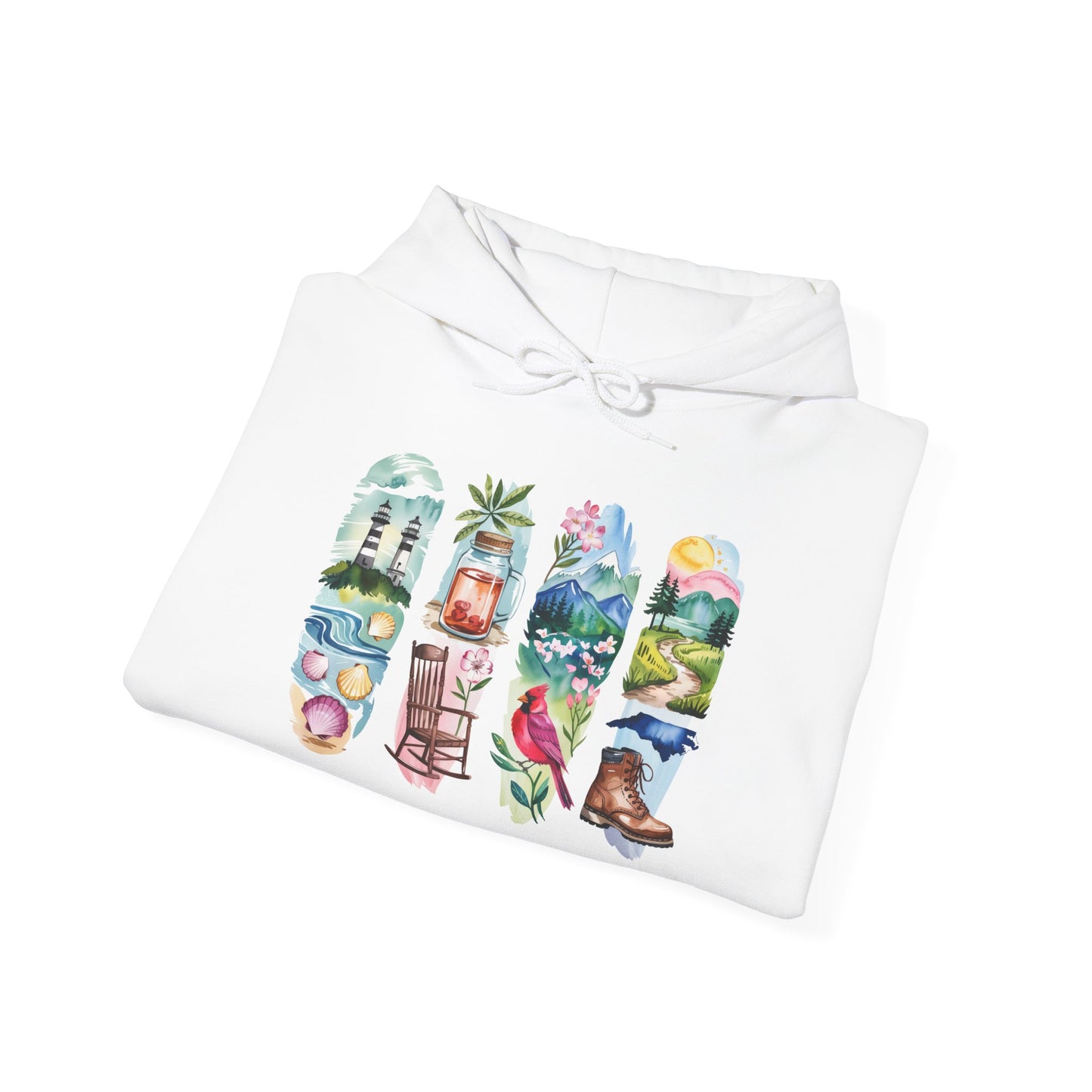 North Carolina Nature Hoodie – Unisex Sweatshirt for Nature Lovers
