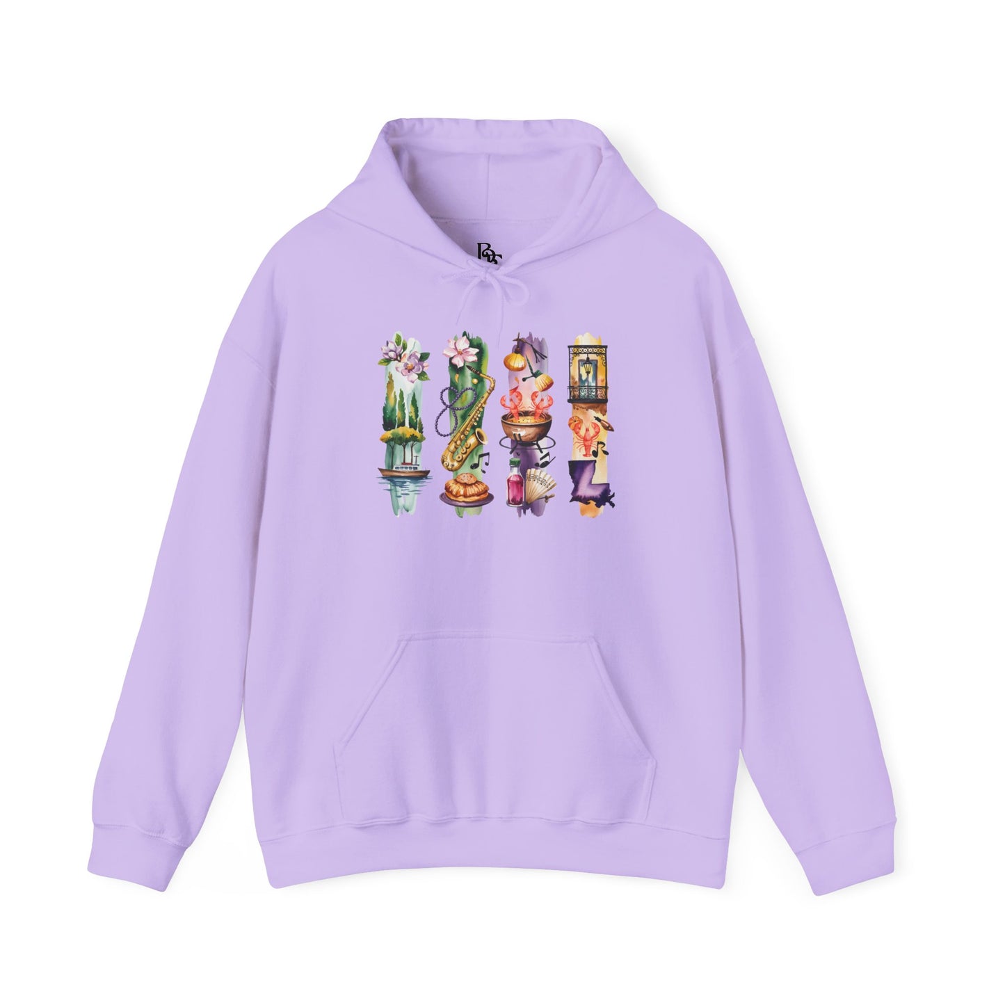 Louisiana Nature Hoodie – Unisex Sweatshirt for Music, Culture & Nature Lovers