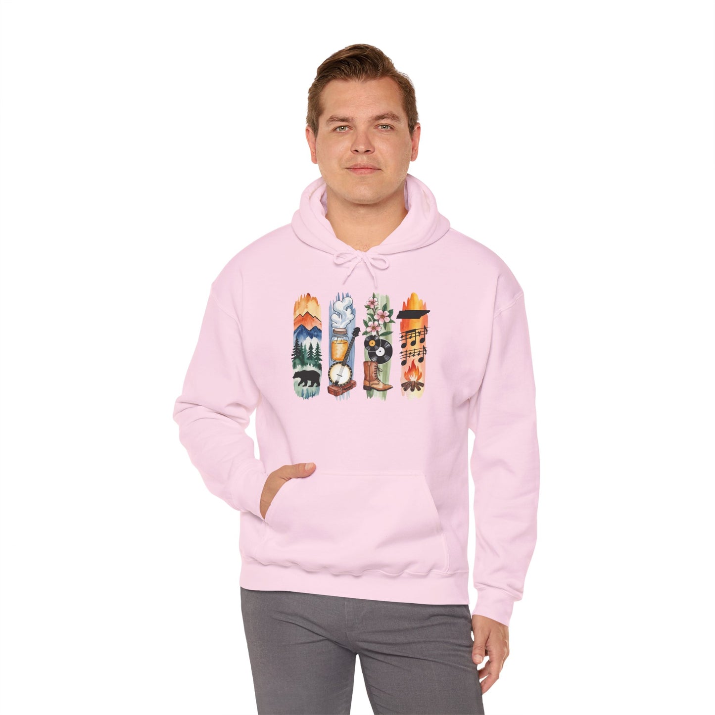 Tennessee Nature Hoodie – Unisex Smoky Mountains Sweatshirt for Outdoor & Nature lovers
