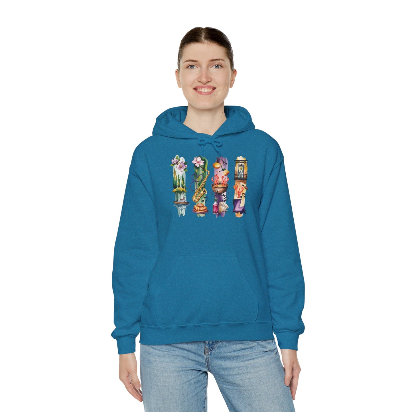 Louisiana Nature Hoodie – Unisex Sweatshirt for Music, Culture & Nature Lovers