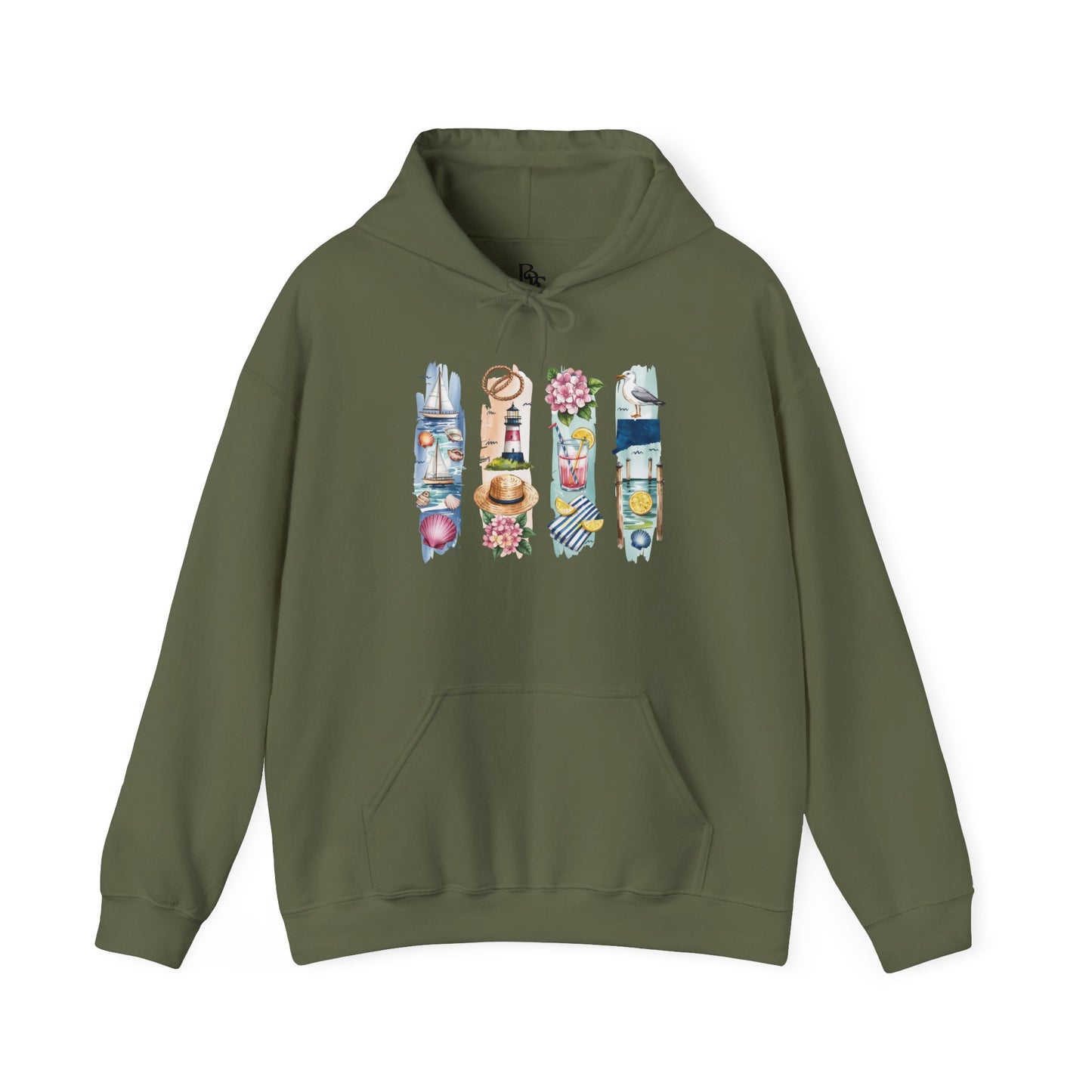 Connecticut Nature Hoodie – Unisex Sweatshirt for Forest & Shoreline Lovers