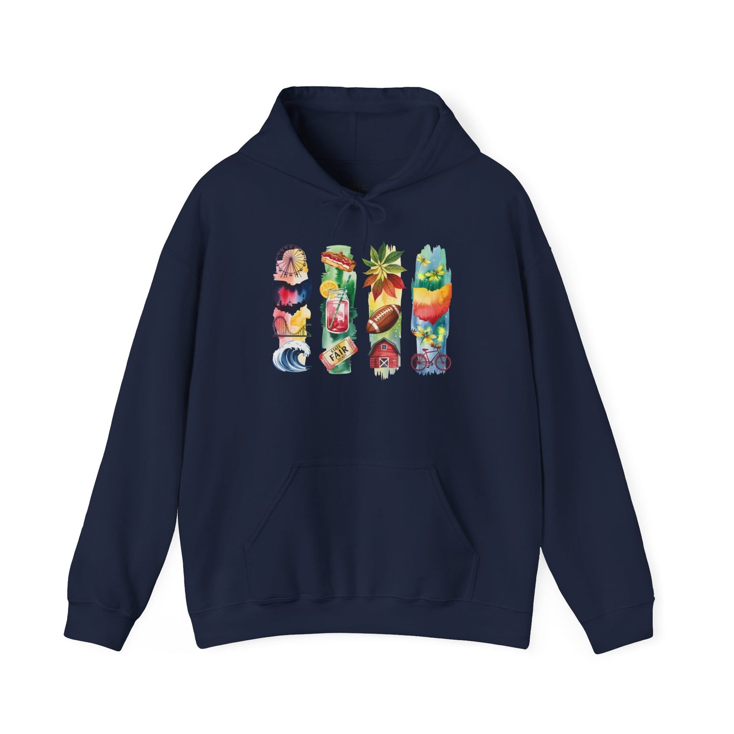 Ohio Nature Hoodie – Unisex Sweatshirt for Nature Lovers & Trail Explorers