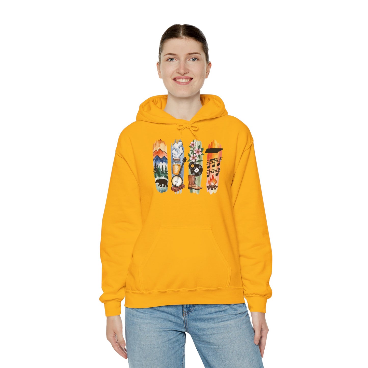 Tennessee Nature Hoodie – Unisex Smoky Mountains Sweatshirt for Outdoor & Nature lovers