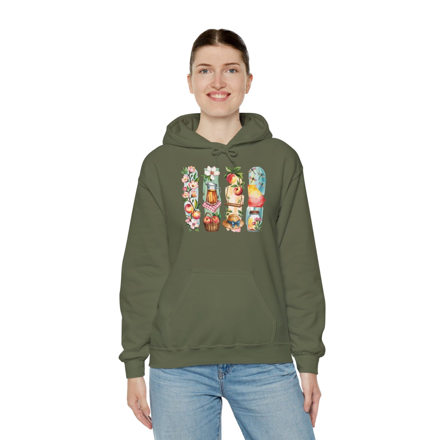 Georgia Nature Hoodie – Unisex Sweatshirt for Forest & Coastline Lovers