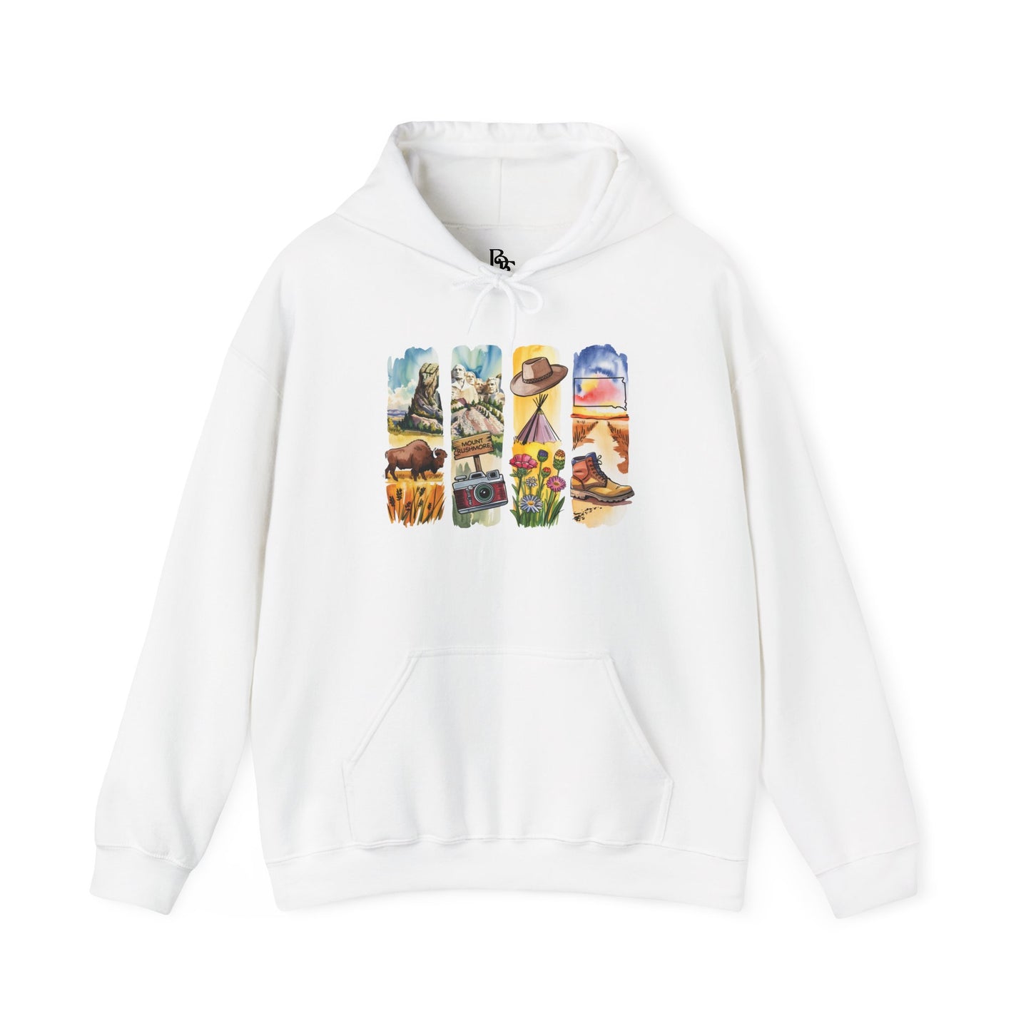 South Dakota Nature Hoodie – Unisex Sweatshirt for Outdoor Adventurers