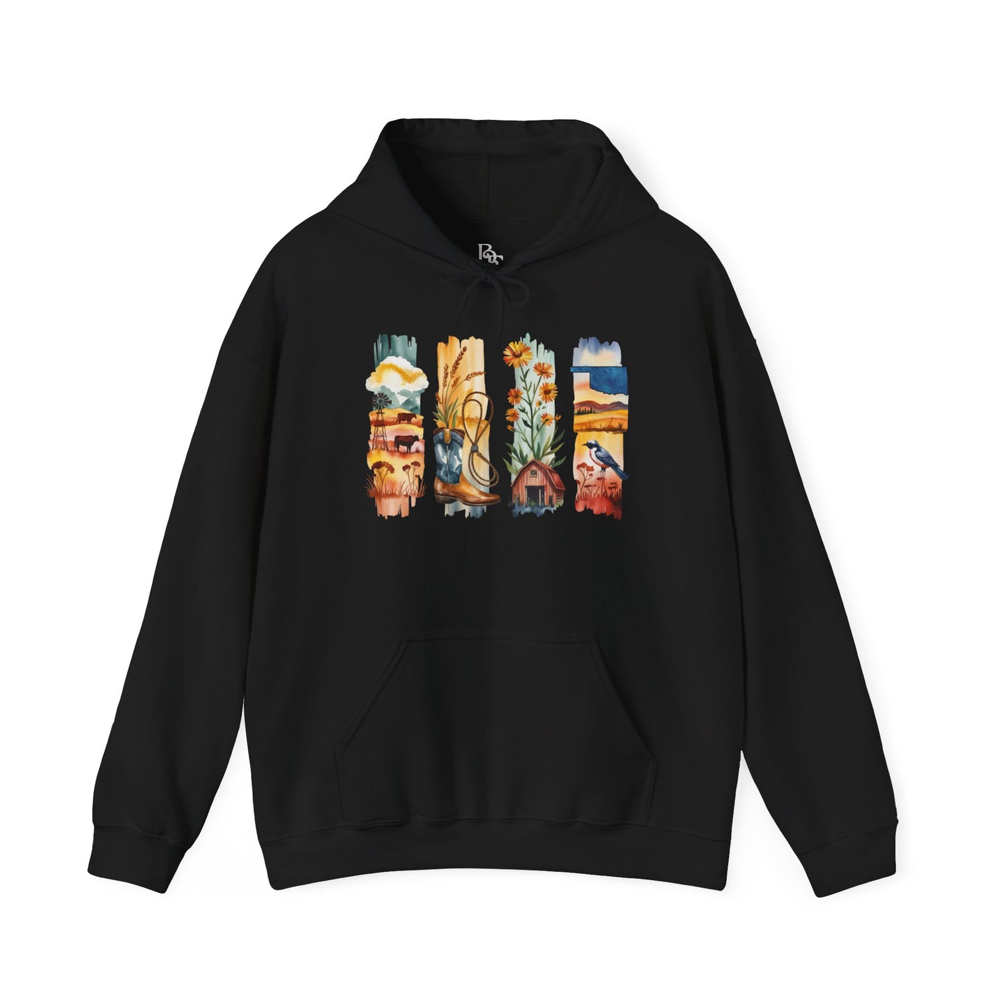 Oklahoma Nature Hoodie – Unisex Scenic Sweatshirt for Outdoor Adventurers