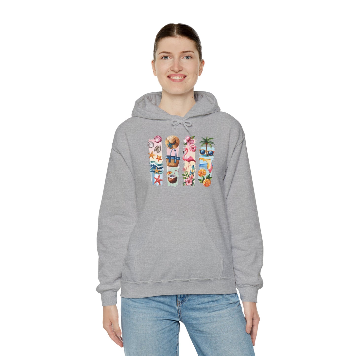 Florida Nature Hoodie – Unisex Sweatshirt for Beach Lovers