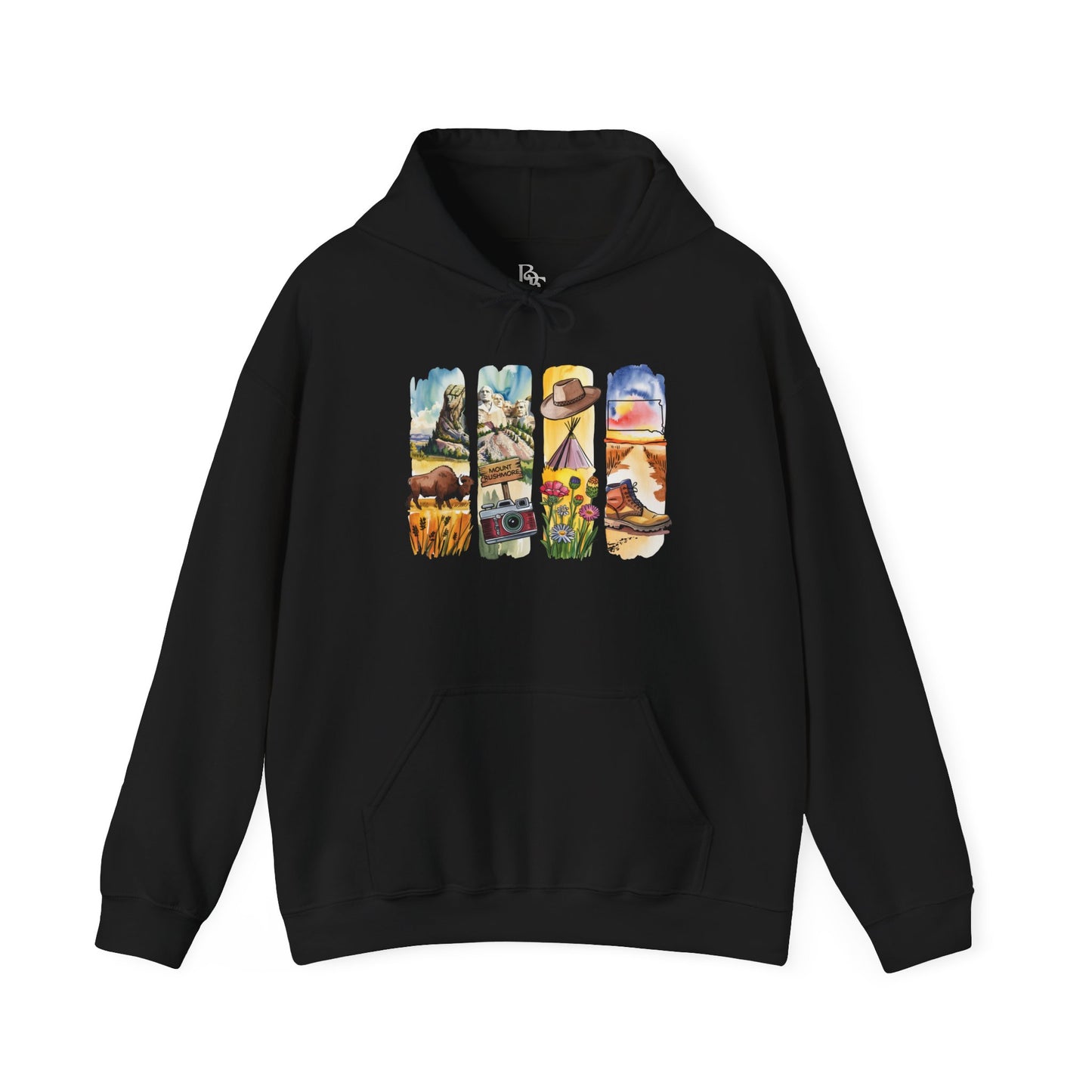 South Dakota Nature Hoodie – Unisex Sweatshirt for Outdoor Adventurers
