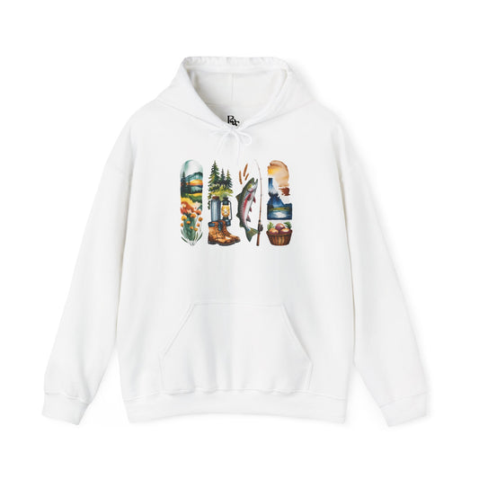 Idaho Nature Hoodie – Unisex Sweatshirt for Mountain & River Lovers