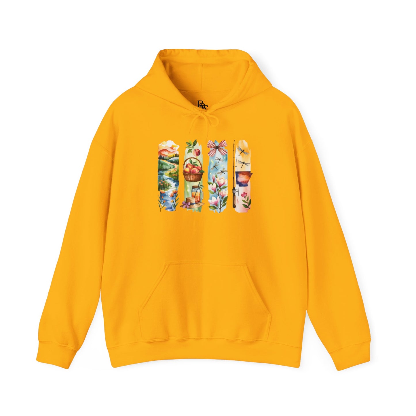 Arkansas Nature Hoodie – Unisex Sweatshirt for Forest & River Lovers