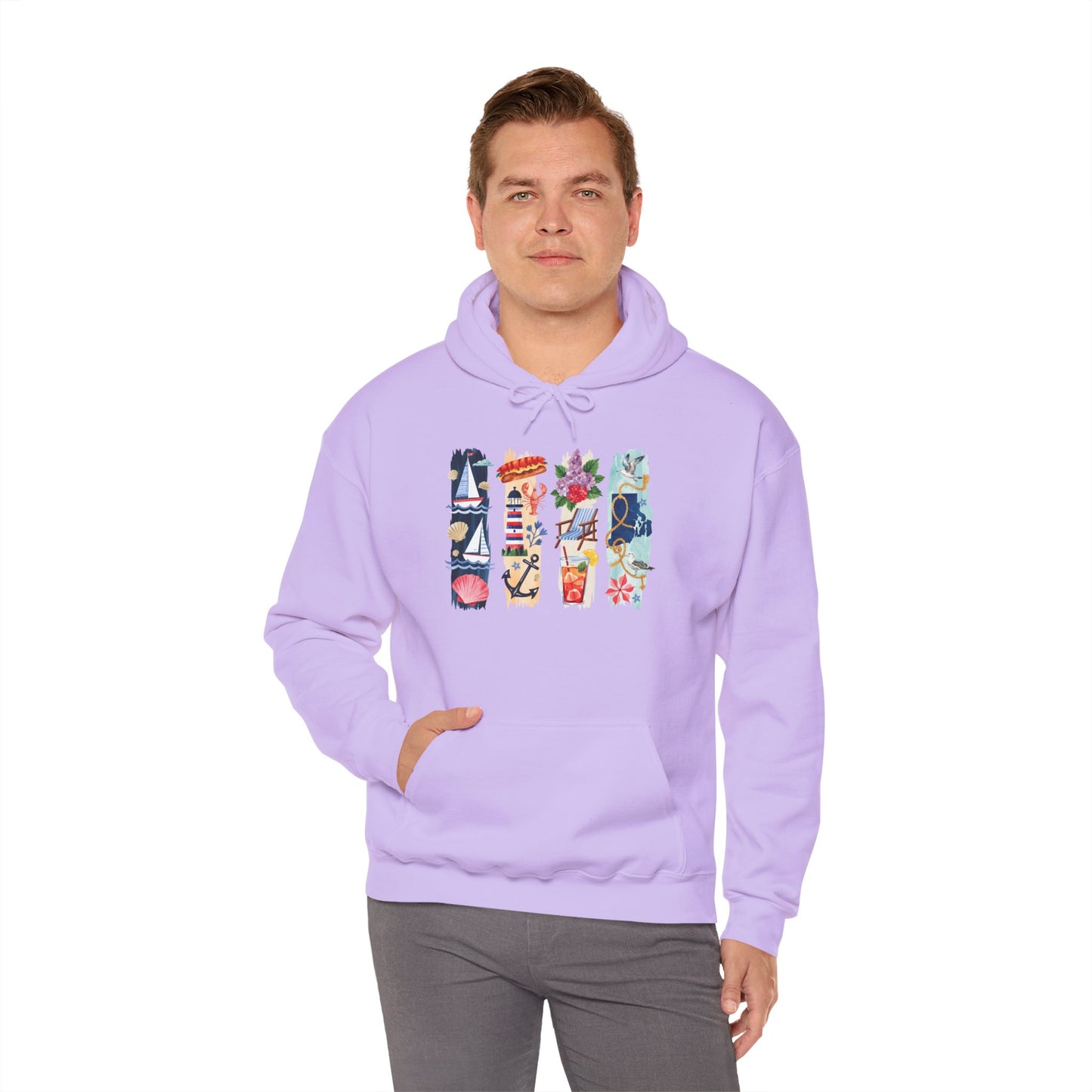 Rhode Island Nature Hoodie – Unisex Ocean State Sweatshirt for Coastal & Outdoor Lovers