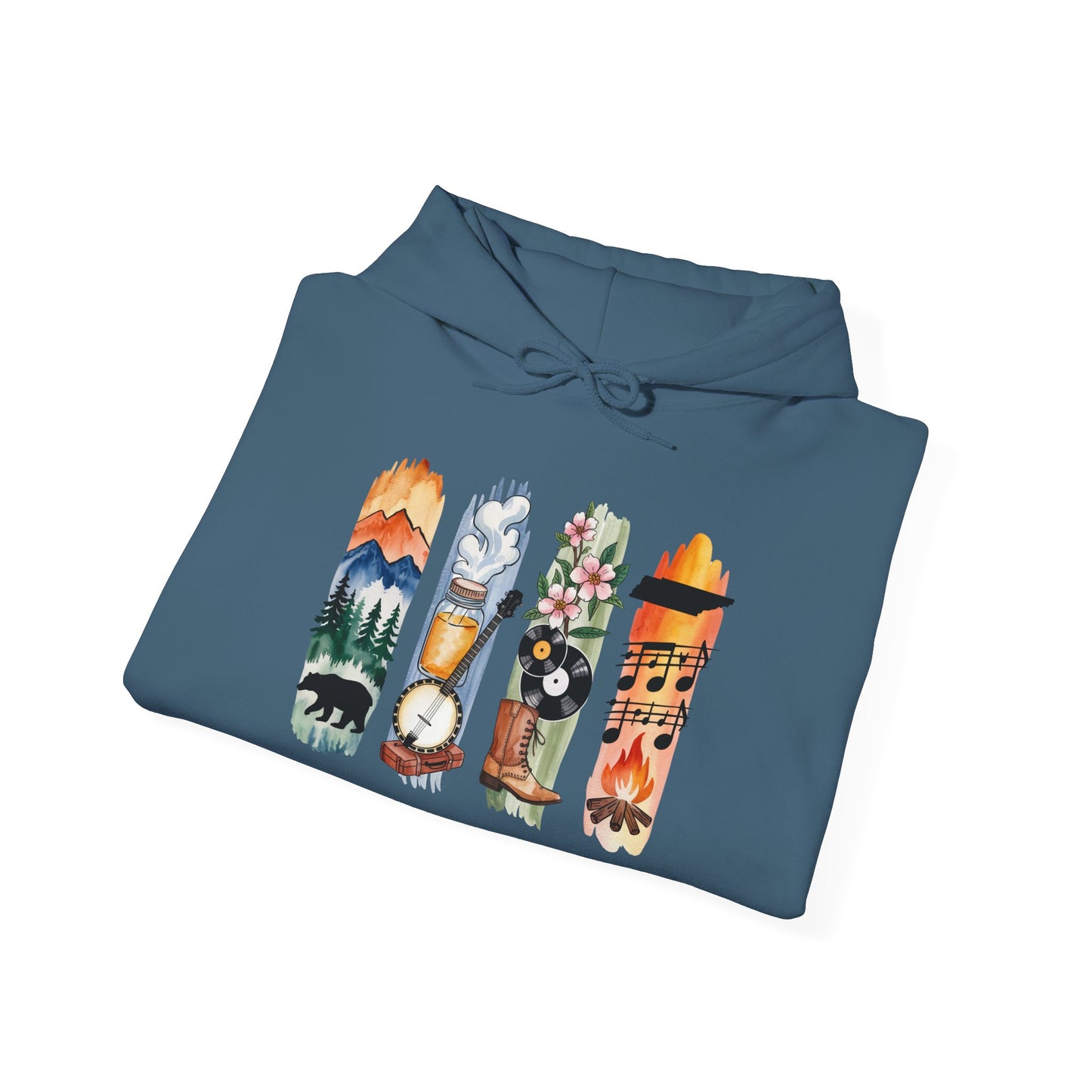 Tennessee Nature Hoodie – Unisex Smoky Mountains Sweatshirt for Outdoor & Nature lovers