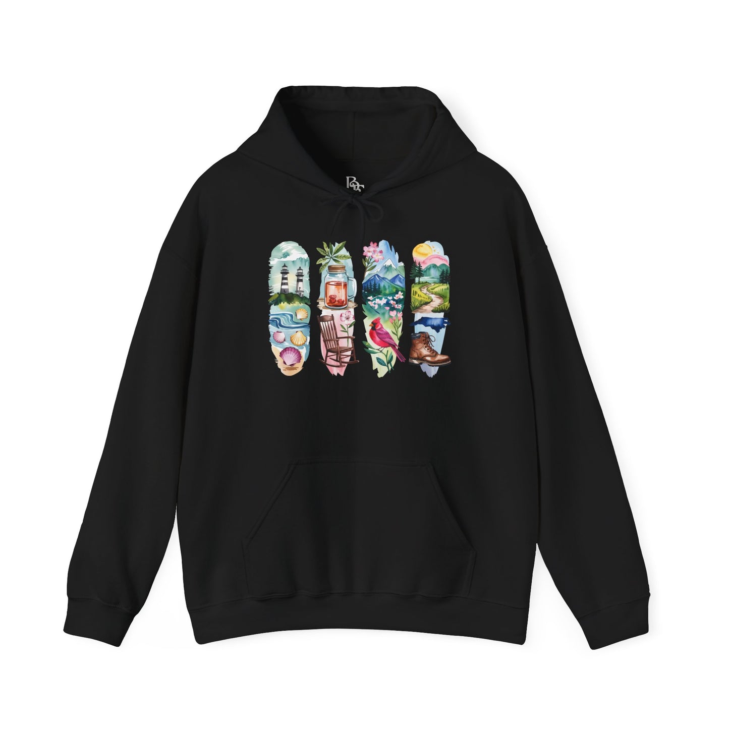North Carolina Nature Hoodie – Unisex Sweatshirt for Nature Lovers
