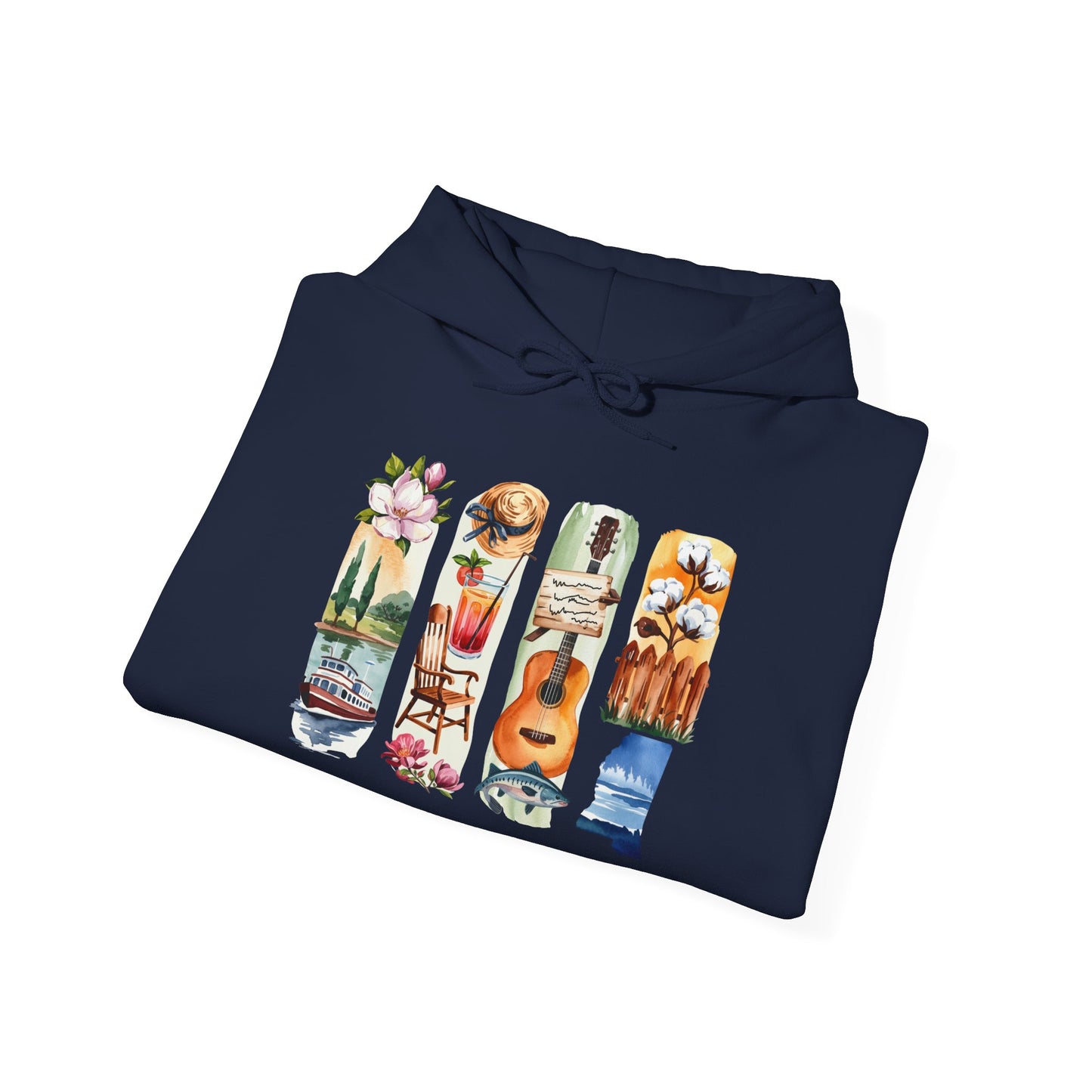 Mississippi Nature Hoodie – Unisex Sweatshirt for River & Forest Lovers