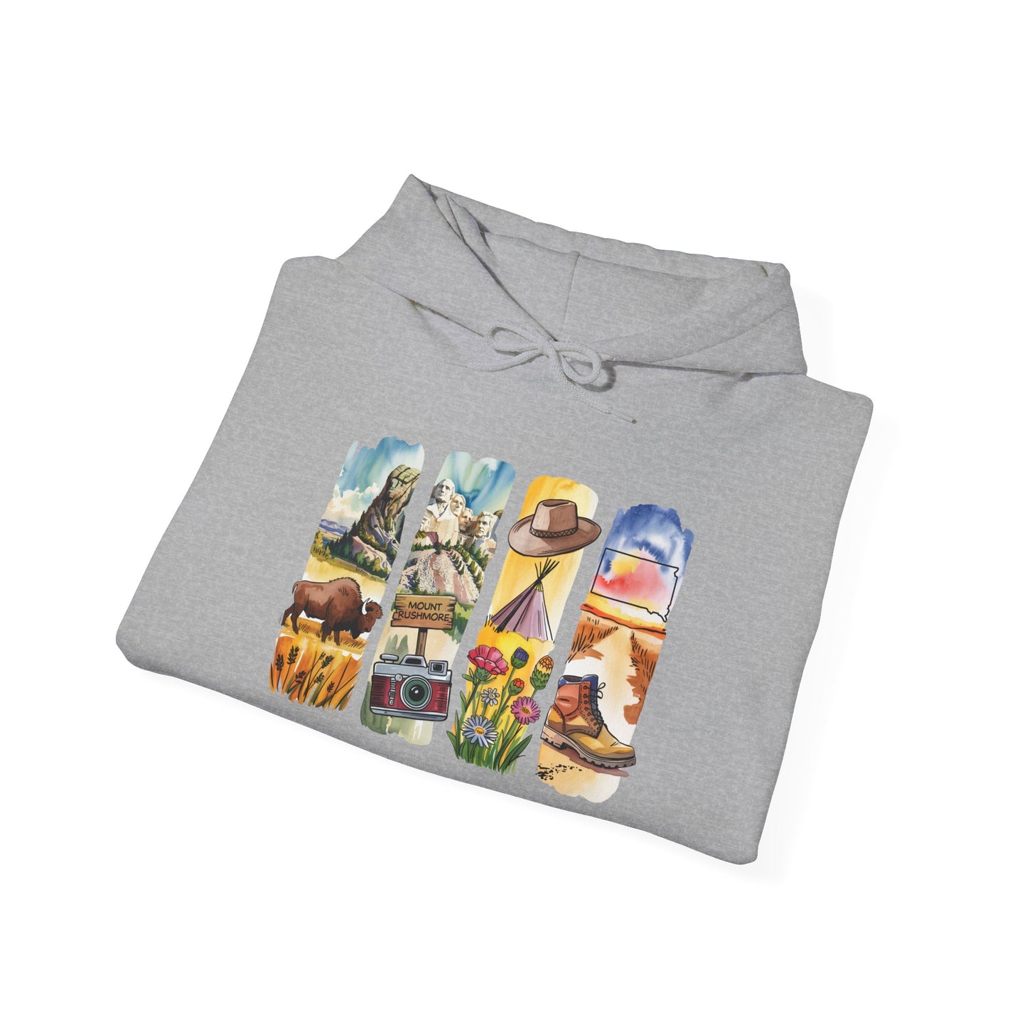 South Dakota Nature Hoodie – Unisex Sweatshirt for Outdoor Adventurers