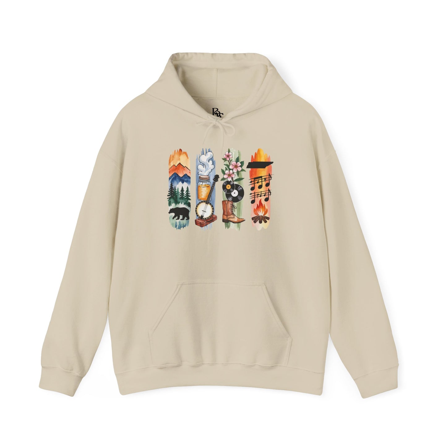 Tennessee Nature Hoodie – Unisex Smoky Mountains Sweatshirt for Outdoor & Nature lovers
