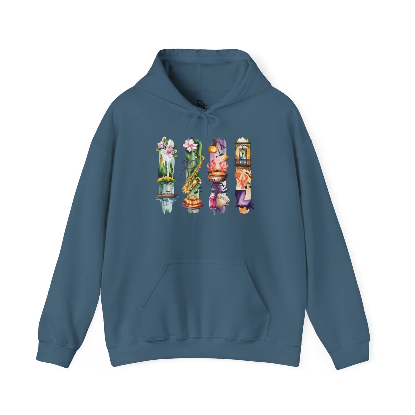 Louisiana Nature Hoodie – Unisex Sweatshirt for Music, Culture & Nature Lovers