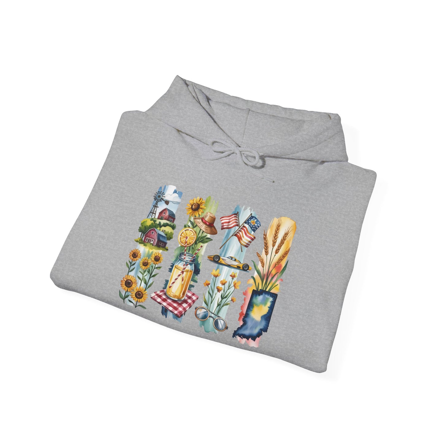 Indiana Nature Hoodie – Unisex Sweatshirt for Forest & Lakeside Wanderers