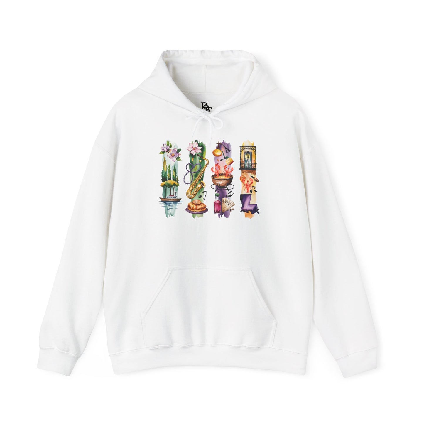 Louisiana Nature Hoodie – Unisex Sweatshirt for Music, Culture & Nature Lovers