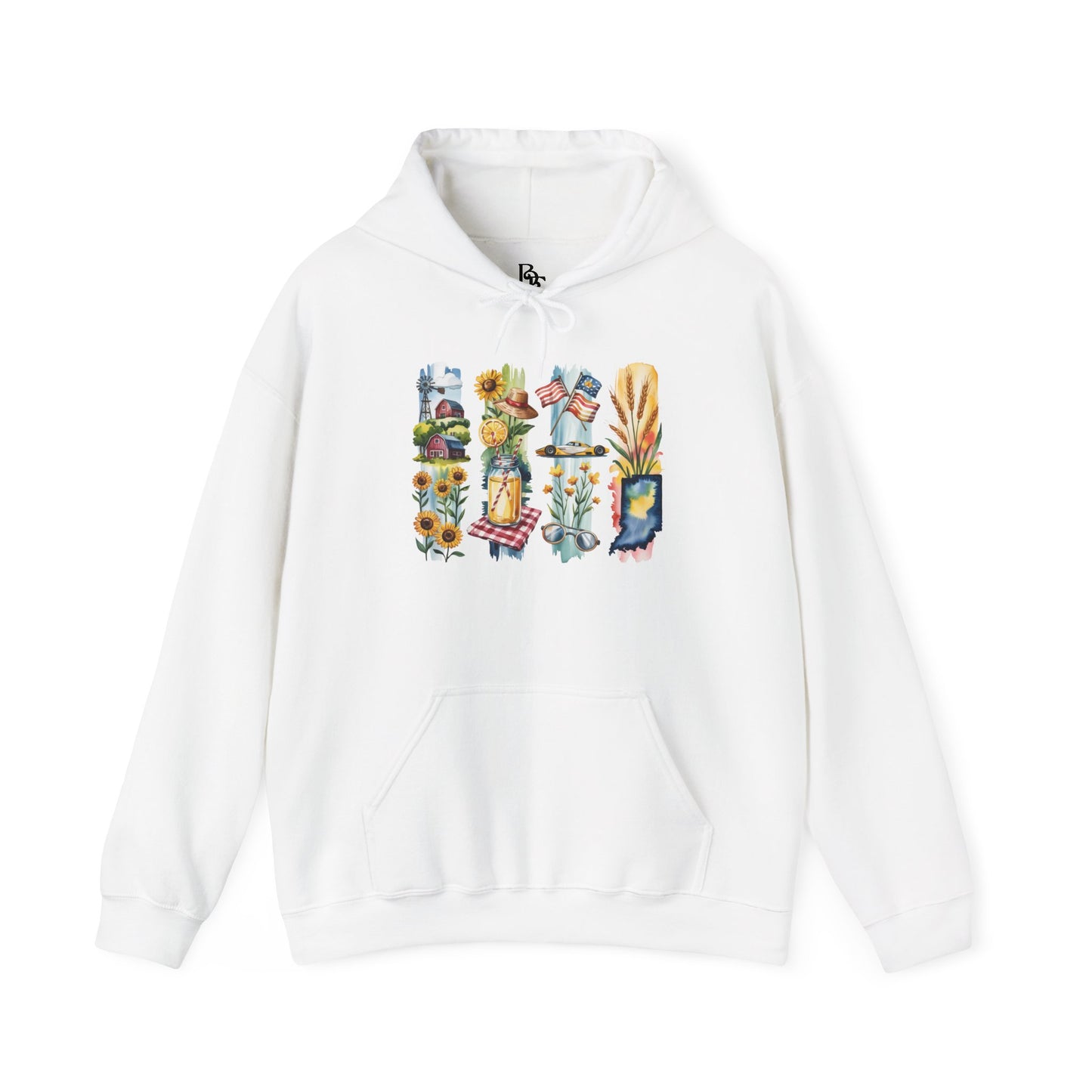 Indiana Nature Hoodie – Unisex Sweatshirt for Forest & Lakeside Wanderers