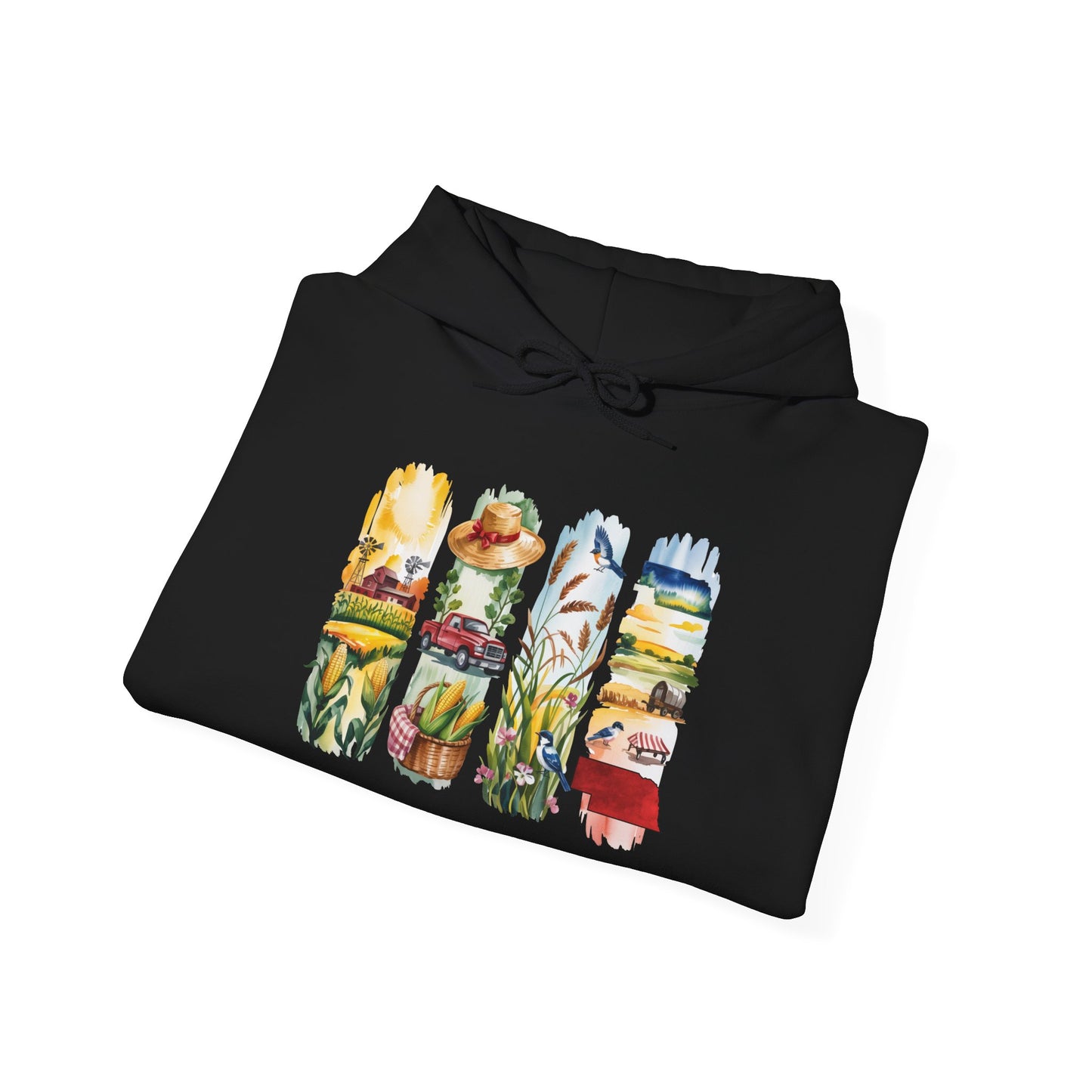 Nebraska Nature Hoodie – Unisex Sweatshirt for Prairie & Plains Explorers