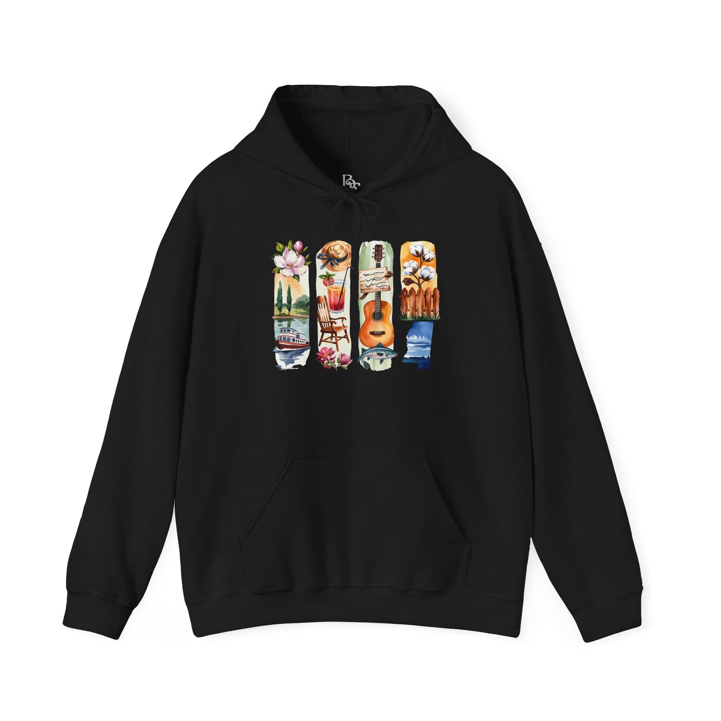 Mississippi Nature Hoodie – Unisex Sweatshirt for River & Forest Lovers