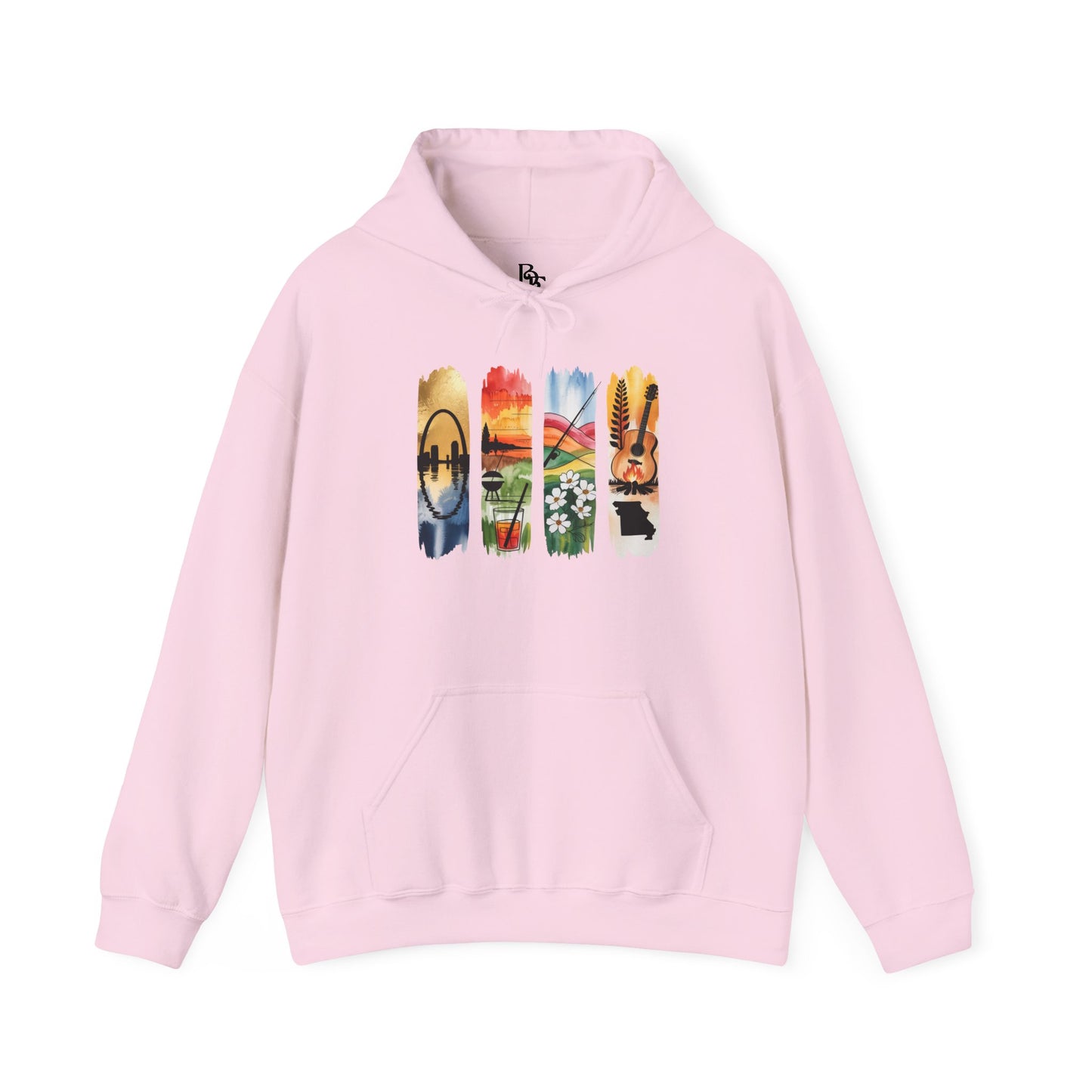 Missouri Nature Hoodie – Unisex Sweatshirt for Trail & River Lovers