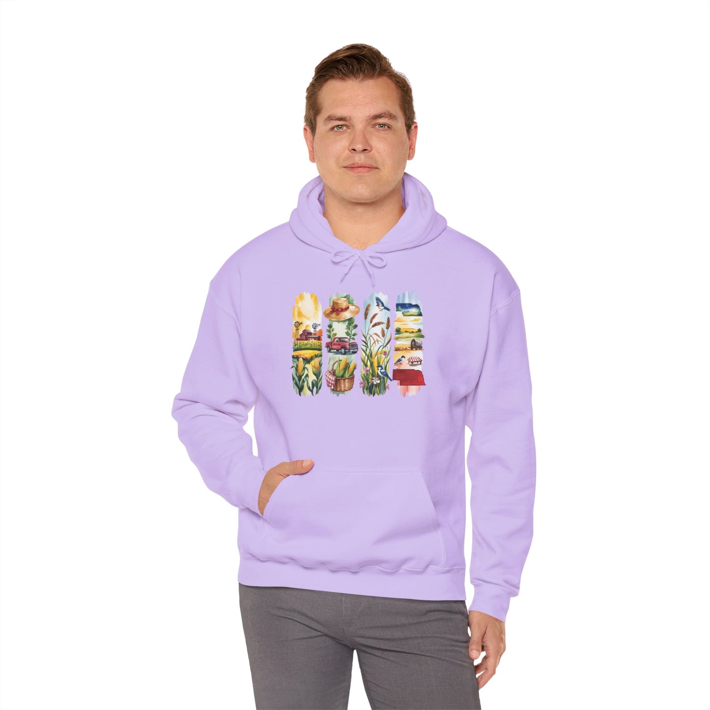 Nebraska Nature Hoodie – Unisex Sweatshirt for Prairie & Plains Explorers